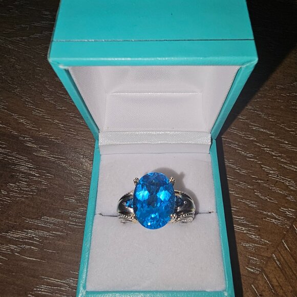 Gems En Vogue London Blue Topaz RETIRED RARE FIND!!!!!! - Picture 2 of 9